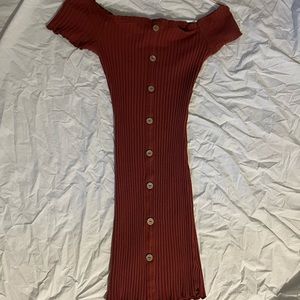 Off shoulder mini dress